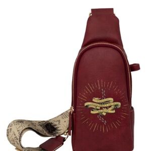 Harry Potter Universal Studios Park Bag Marauder's Map Sling Bag NWT​